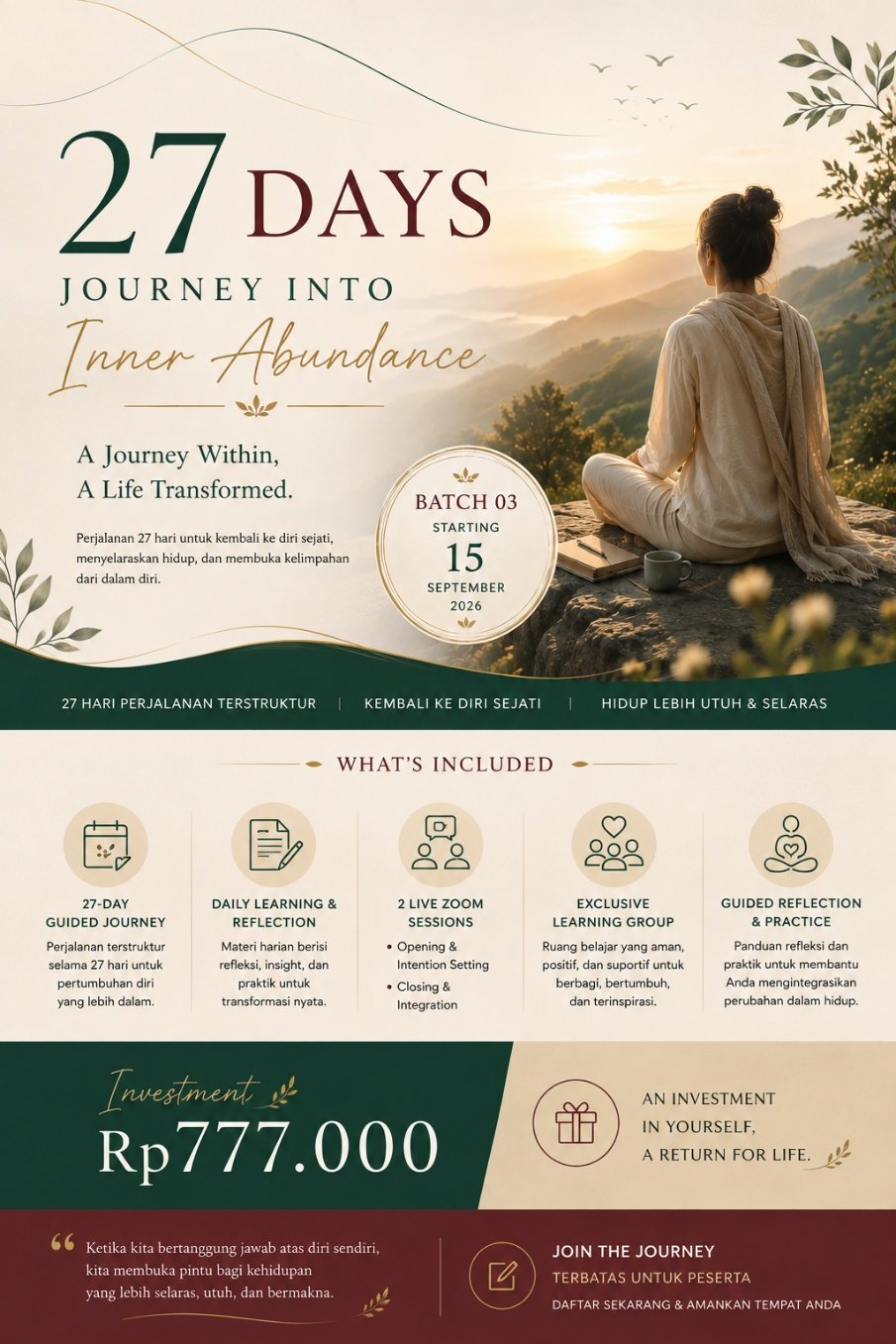27 DAYS JOURNEY INTO INNER ABUNDANCE